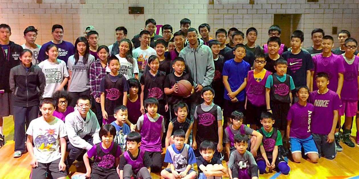 New York Rockits Basketball Clinic Group